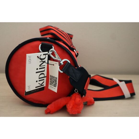 Kipling KI6338-9KX Almost Coral Katina Crossbody/Shoulder Strap Barrel Bag - Picture 14 of 16